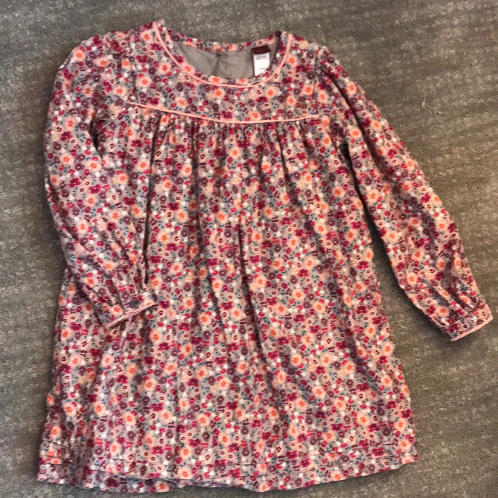 Tea Collection size 5 long sleeeved floral dress
